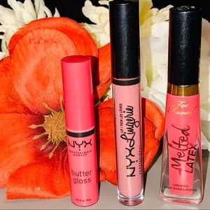 NYX & Too Faced Lip Bundle